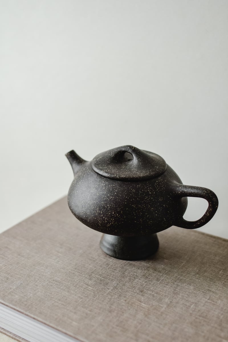 Close Up Shot of Ceramic Teapot